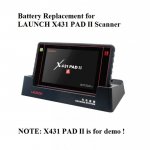 Battery Replacement for LAUNCH X431 PAD II PAD2 Scan Tool